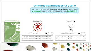 Critério de Divisibilidade por 3 e por 9 1208 [upl. by Nydia886]