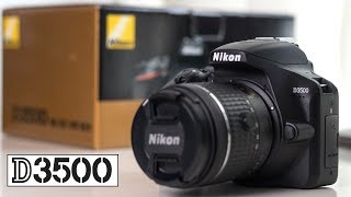 Unboxing NIKON D3500 with review  Best DSLR camera [upl. by Roxie]