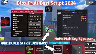 Roblox Hack  Blox Fruit HoHo Hub Script V3 Key Bypasser Full Tutorial How To Bypass HoHo Hub [upl. by Jojo]