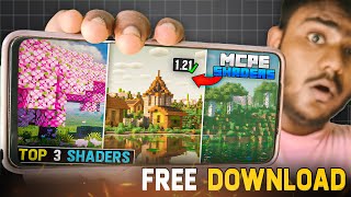 Top 3 NEW Best Shaders For Minecraft PE 121  Render Dragon Shaders For Mcpe [upl. by Krute]