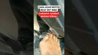 cara agar motor beat irit BBM motor bengkel shorts [upl. by Airda829]