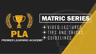 Matric Series Ace Your Exams with Tips amp Lectures  Premier Learning Academy [upl. by Aihsikal]