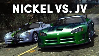 NFS Most Wanted  NICKEL vs JV Full Race [upl. by Ledba]