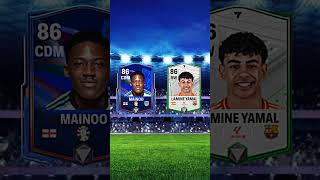 🏴󠁧󠁢󠁥󠁮󠁧󠁿 Mainoo vs Yamal 🇪🇦  fcmobile fifamobile fifa fifa23 footballgame vs [upl. by Alexina]