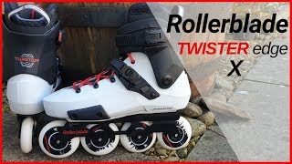 Rollerblade Twister Edge X 2019  First impressions review and breakdown [upl. by Delinda934]