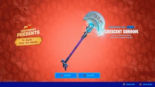 HOW TO GET 15th PRESENT IN FORTNITE Crescent Shroom Pickaxe [upl. by Koetke891]