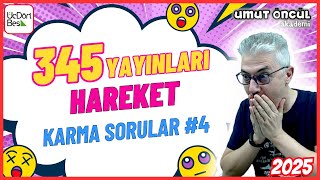 345 Yayınları  TYT Fizik  Hareket  Karma Sorular 4 [upl. by Eelime]