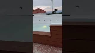 Instalación JACUZZI con vidrio [upl. by Hospers]