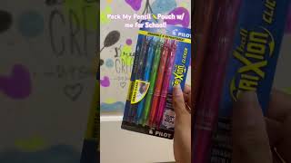 Pack My✏️Pouch wme milliondollarbaby backtoschoolsatisfyingpackwithmetargetdivyasolanki [upl. by Varian]