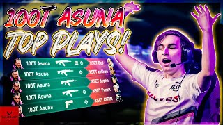 Best Clips And Highlights Of 100T Asuna  Asuna Best Plays [upl. by Yanehs]