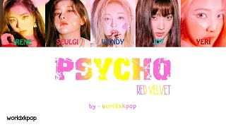 RED VELVET  PSYCHO  KOLAY OKUNUŞMVEASY LYRICSCOLOR CODED [upl. by Verine]