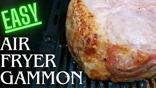 How To Air Fry HamGammon Joint in HALF of the time [upl. by Thorin]