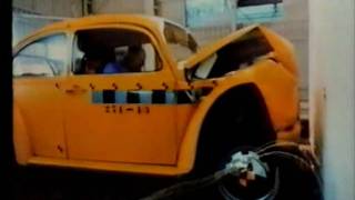 VW Beetle Käfer NEW and better CRASH TEST [upl. by Nodnahs]