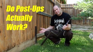 Fixing a Leaning Fence Using PostUps  Two Year Review and Detailed Installation Guide [upl. by Ila]