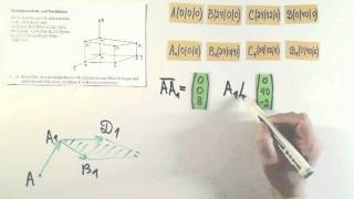 Abitur NRW Grundkurs Vektorrechnung Produktionshalle Aufgabe1 Teil 1 [upl. by Fleda]