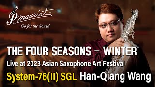 HanQiang Wang The Four Seasons  WinterLive at 2023 Asian Saxophone Art Festival [upl. by Siubhan535]