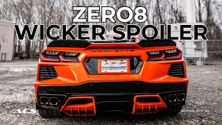 C8 Zero8 Wicker Spoiler Product Introduction  2020 Corvette Stingray  ACS Composite [upl. by Hamforrd]