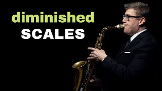 Diminished Sax Scales  Free patterns pdf [upl. by Abagail]