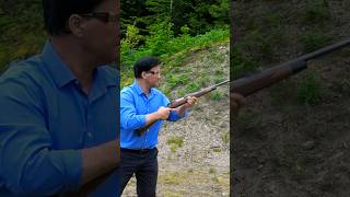 UNBELIEVABLE Recoil Reduction 8mm Rem Mag gun hunting shooting [upl. by Adorne]