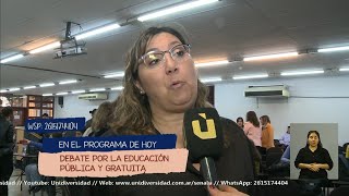 Debate en la UNCUYO por la educación pública y gratuita [upl. by Saville]