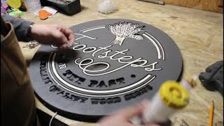 How to make a backlit laser cut lit sign with led lights [upl. by Lucila352]