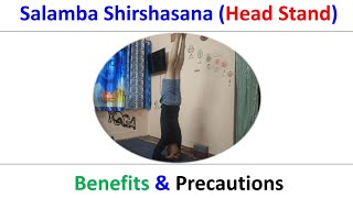 Shirshasana Independently How to do Sirsasana Headstand for Beginners  Shirshasana Yoga Pose [upl. by Eetnod]