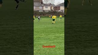 Crossbar football soccer nonleague grassroots skills goal crossbarchallenge shorts [upl. by Virge]