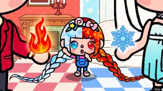 I Have 2 Power Fire And Ice 🔥❄️✨😱 Sad Story  Toca Life World  Toca Boca [upl. by Kerby]