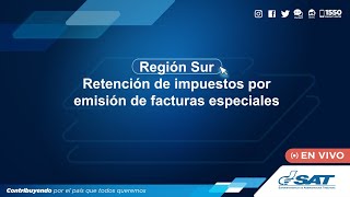 Retención de impuestos por emisión de facturas especiales [upl. by Erdied]