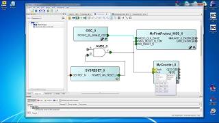 Microsemi Libero SoC SmartFusion2 quotHello Worldquot sample projec [upl. by Honeywell]