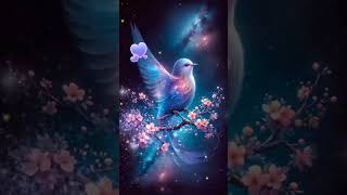 Enchanted Bird in a Blossoming Paradise  Soothing Nature Scenes for Relaxation nature shorts [upl. by Geanine727]