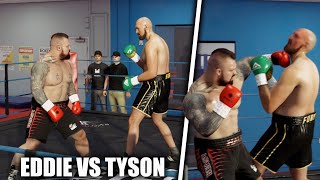 I Sparred TYSON FURY KNOCKOUT  Eddie Hall [upl. by Niccolo]