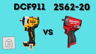 Dewalt DCF911 compared to Milwaukee 256220 Impact Wrenches [upl. by Kostival]