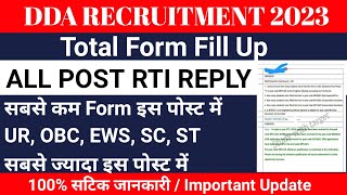 DDA Total Form Fill Up RTI  ASO And Jsa Total Form 202  DDA JSA And ASO Expected Cut Off 2023 [upl. by Drofnas]