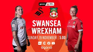 FULL MATCH  Swansea v Wrexham  Genero Adran Premier [upl. by Eilyah]