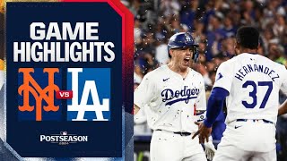 Mets vs Dodgers NLCS Game 6 Highlights 102024  MLB Highlights [upl. by Rucker]