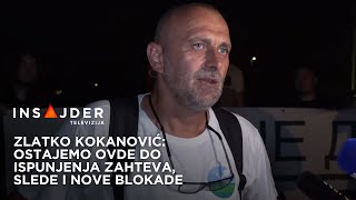 Kokanović U nedelju tri do pet tačaka blokade u Srbiji [upl. by Etteneg662]