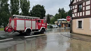 Hochwasser Kreis Neustadt Aischamp Langenzenn [upl. by Enitsirc]