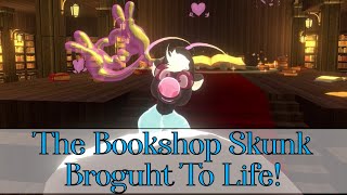 The Bookshop Skunks Animated Announcement Cute skunks big things [upl. by Hamer]