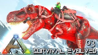 ARK SURVIVAL EVOLVED  FIRST FLIGHT NEW ARMOR amp EPIC TREX   ARK EXTINCTION ETERNAL MODDED E03 [upl. by Nagam]