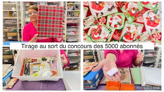 Tirage au sort du concours des 5000 abonnés [upl. by Cowles553]