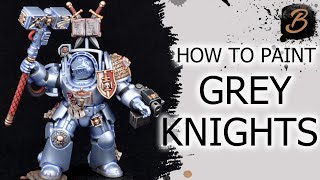 HOW TO PAINT GREY KNIGHTS A StepByStep Guide [upl. by Nybor]