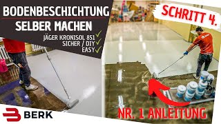 Garagenboden EASY selber BESCHICHTEN ⎜DIY Anleitung 😁🤙🏼 [upl. by Ahseekat]