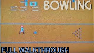 Bowling Atari 2600 Full Walkthrough [upl. by Berlin123]