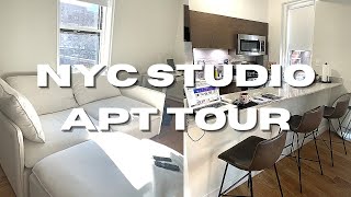 MY NYC STUDIO APT TOUR  400 Sq Ft in Downtown Manhattan [upl. by Black]