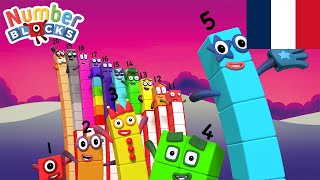 Aventures et Plus   Apprendre à Compter  Épisodes complets  NumberblocksFrancais ​ [upl. by Ongineb]