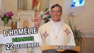 Homélie Mgr Michel Aupetit 22 sept 2024 [upl. by Maroney157]