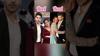 Reel 🆚 Real ❤️ Nagin serial star cast with real life partner viralvideo love couplegoals [upl. by Ahsekin739]