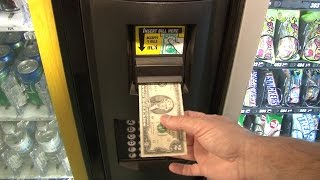 Do 2 bills work in vending machines cash clip from The Two Dollar Bill Documentary [upl. by Idnek]