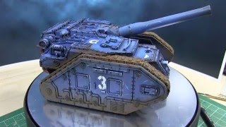 Forgeworld Medusa and Basilisk Ultramarine Blue Tank [upl. by Narcis]